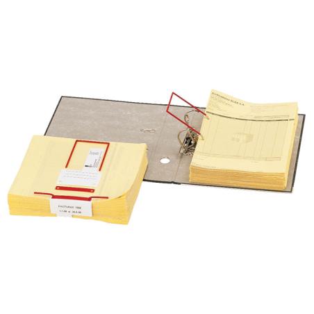 PACK 100 ENCUAD. ELBA D-CLIP STANDARD ROJO