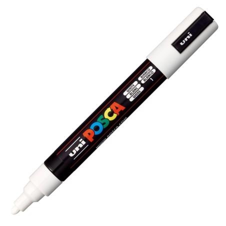ROTULADOR UNI-BALL POSCA PC5M 1.8-2.5MM BLANCO