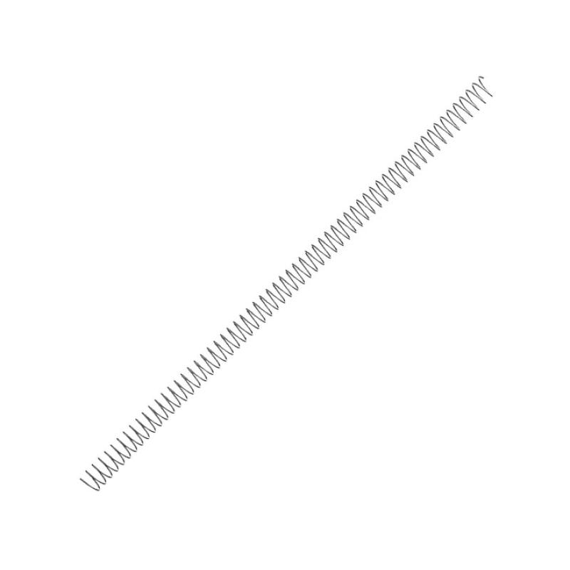 PACK 100 ESPIRALES FELLOWES MET. PLATA 12MM