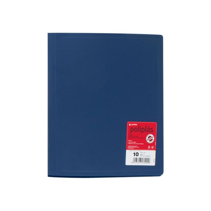 CARP. POLIPLAS GRAFOPLAS A4 PP 10FUND. AZ 01310030