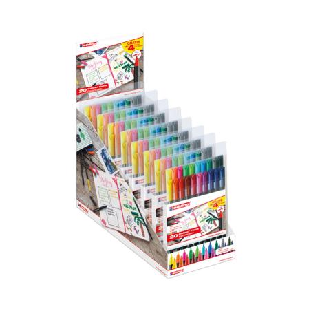 EXP. 8U ESTUCHE 16+4 EDDING 1200 STDO