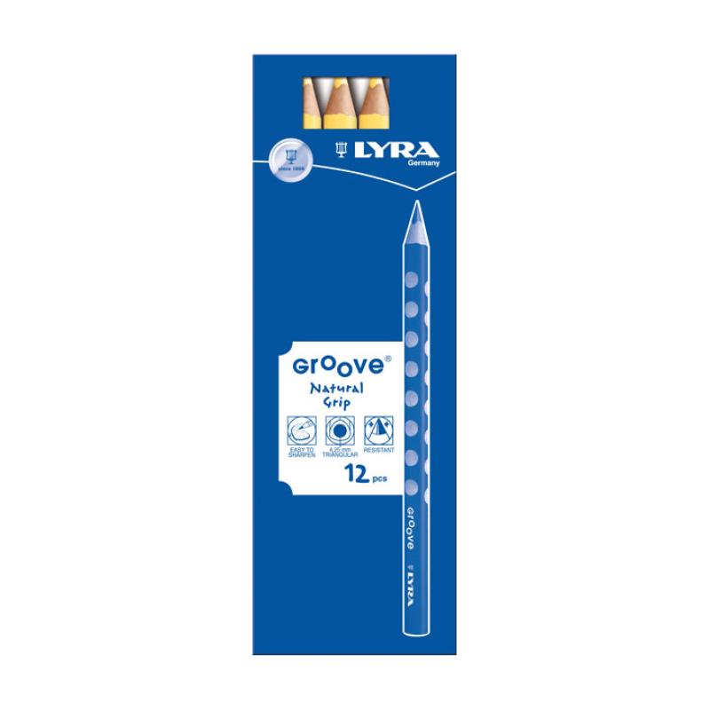 C.12 LAPICES LYRA GROOVE 3810304 AM FLUO