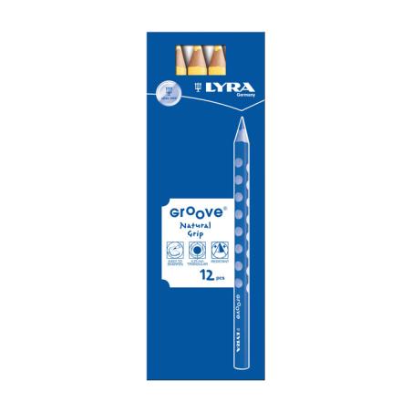 C.12 LAPICES LYRA GROOVE 3810304 AM FLUO