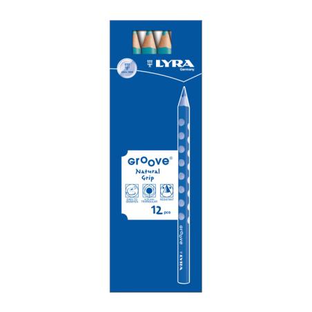 C.12 LAPICES LYRA GROOVE 3810054 AZ. TURQ.