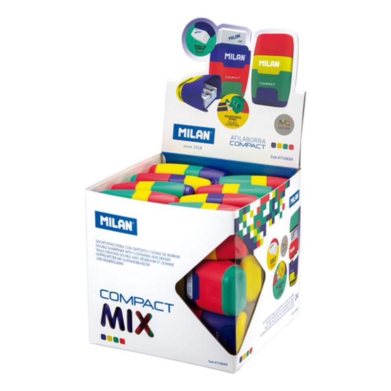 Cubo expositor 24 afilaborras COMPACT Mix