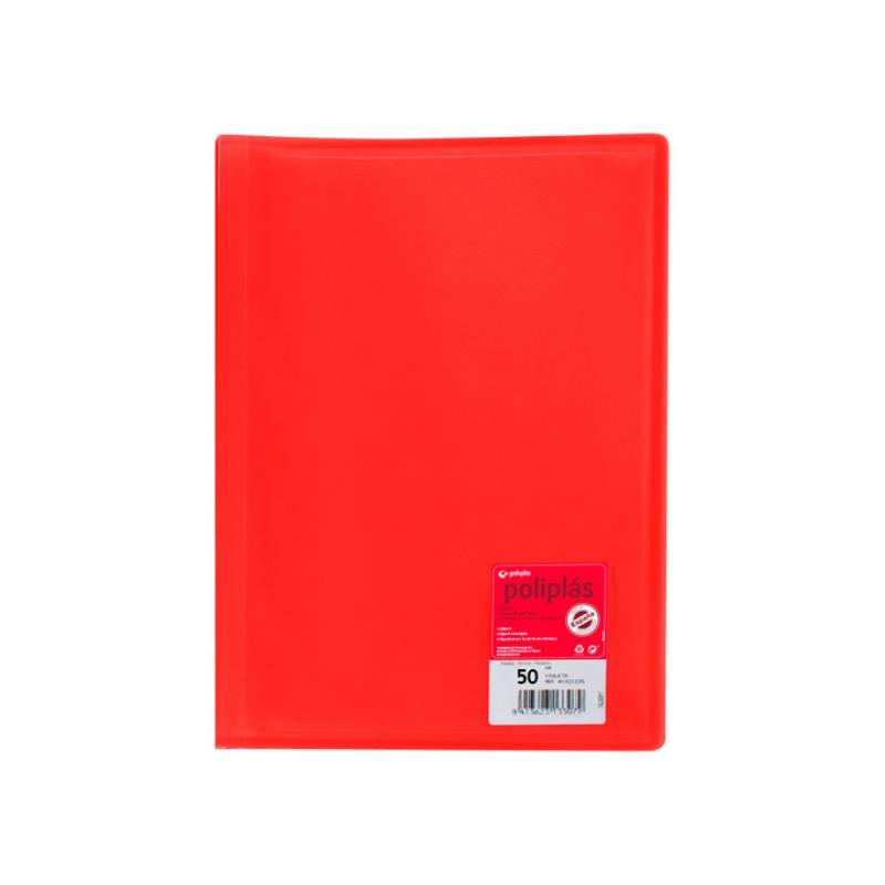 CARP. 50F POLIPLAS GRAFOPLAS A4 PP ROJO 01351251