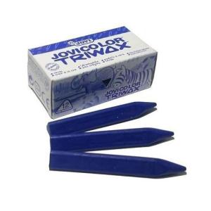 ESTUCHE 12 CERAS JOVICOLOR TRIWAX 97306 AZUL OSC.