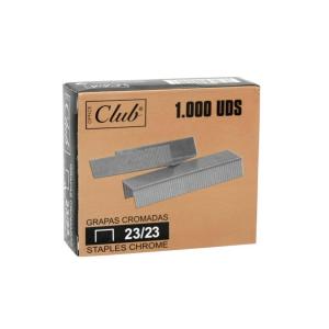 CAJA 1000 GRAPAS OFFICE CLUB 23/23 GALVANIZADAS