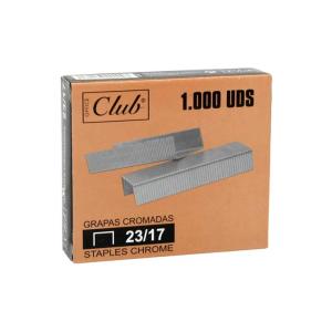 CAJA 1000 GRAPAS OFFICE CLUB 23/17 GALVANIZADAS