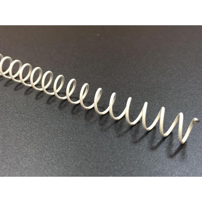 PACK 100 ESPIRALES FELLOWES MET. BLANCO 12MM