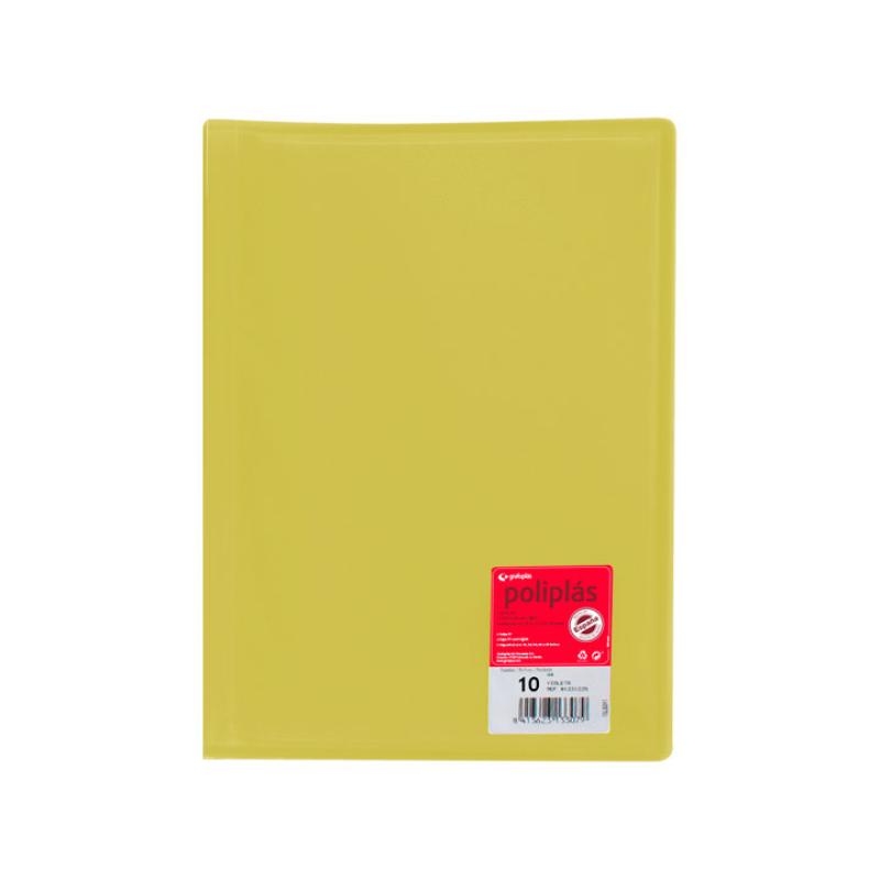 CARP. 10F POLIPLAS GRAFOPLAS A4 PP AMARIL 01311260