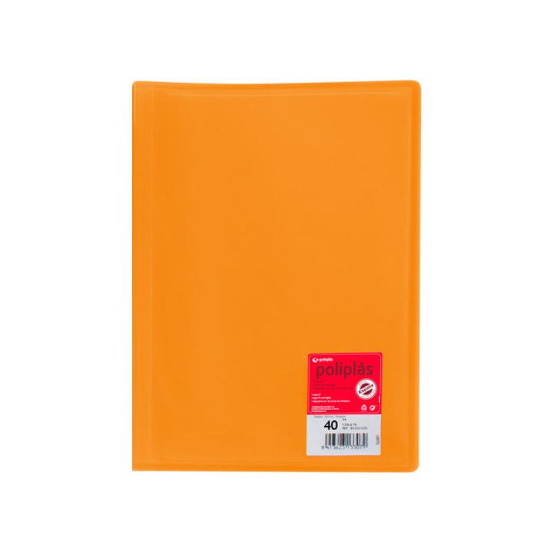 CARP. 40F POLIPLAS GRAFOPLAS A4 PP NARANJ 01341252