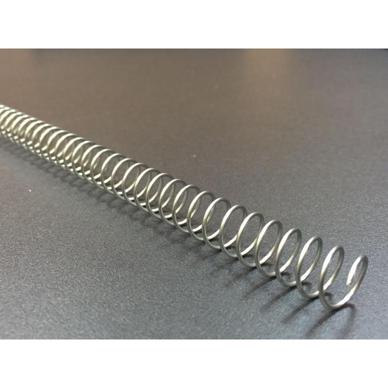 PACK 100 ESPIRALES FELLOWES MET. PLATA 20MM