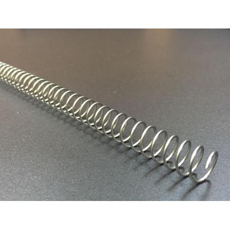 PACK 100 ESPIRALES FELLOWES MET. PLATA 20MM