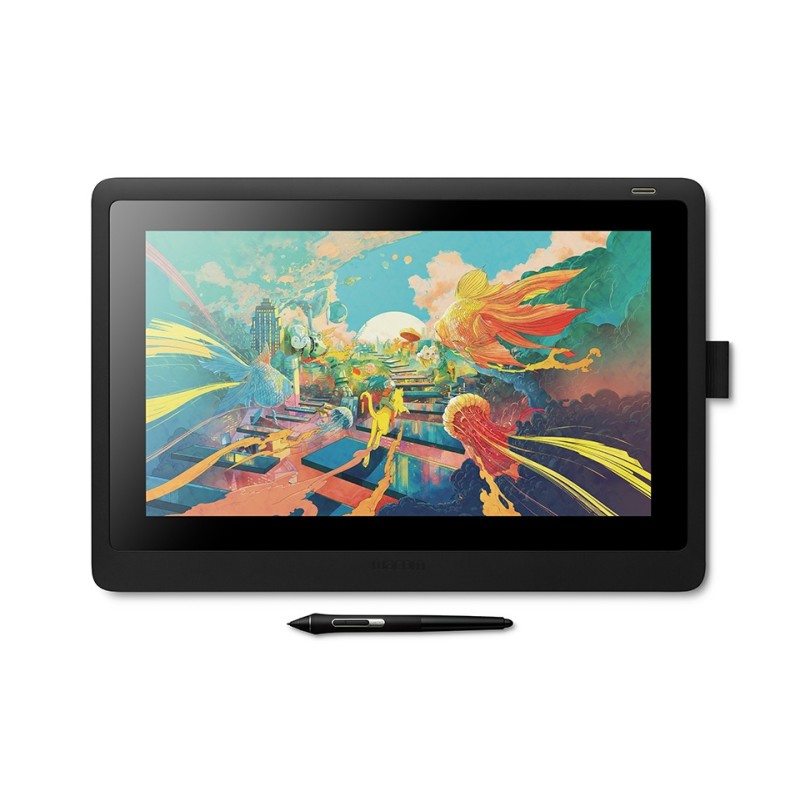 Cintiq 16 tableta digitalizadora Negro 5080 líneas por pulgada 344,16 x 193,59 mm Cintiq 16 tableta digitalizadora Negro 5080 líneas por pulgada 344,16 x 193,59 mm