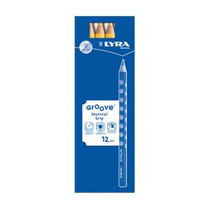 C.12 LAPICES LYRA GROOVE 3810007 AMARILLO