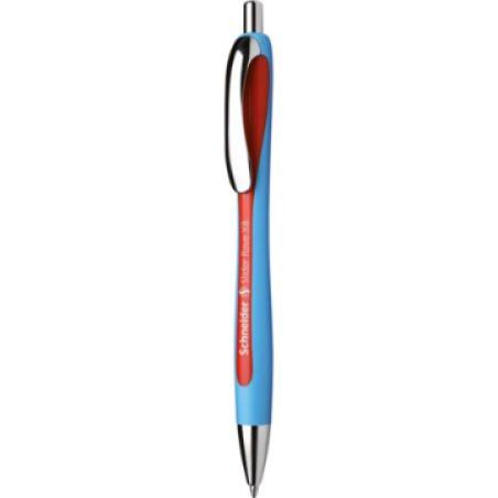 Slider Rave Rojo Bolígrafo de punta retráctil con pulsador Extra-grueso 5 pieza(s)