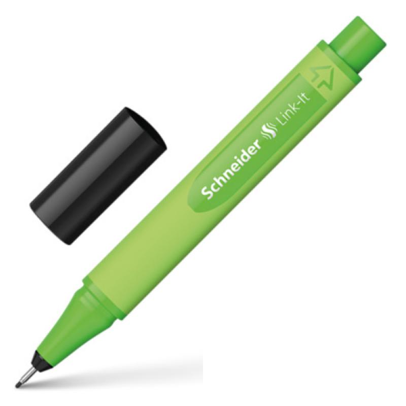 Link-It rotulador de punta fina Negro 10 pieza(s)