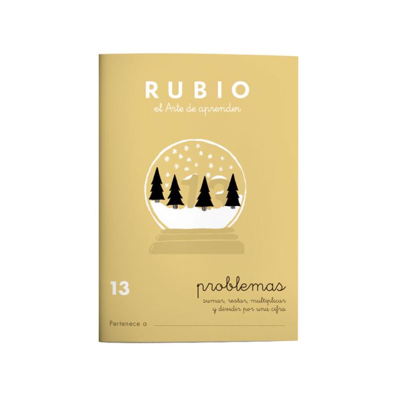 CUADERNO RUBIO A5 OPERAC.y PROBLEMAS 13 - Pack de 10 unidades