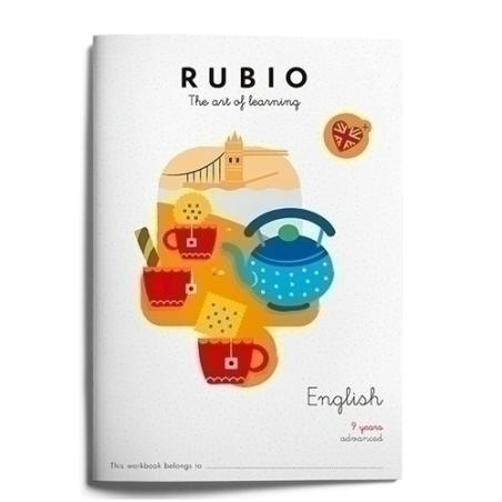 CUADERNO RUBIO A4 ENGLISH ADVANCED 9 - Pack de 5 unidades