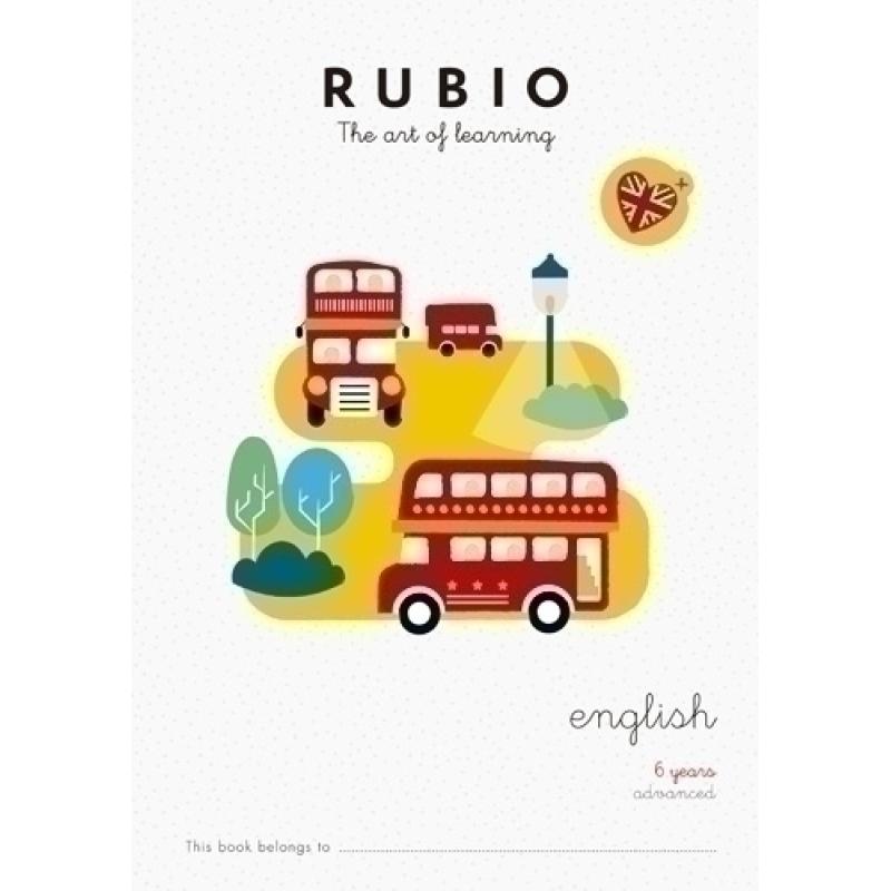 CUADERNO RUBIO A4 in ENGLISH ADVANCED 6 - Pack de 5 unidades