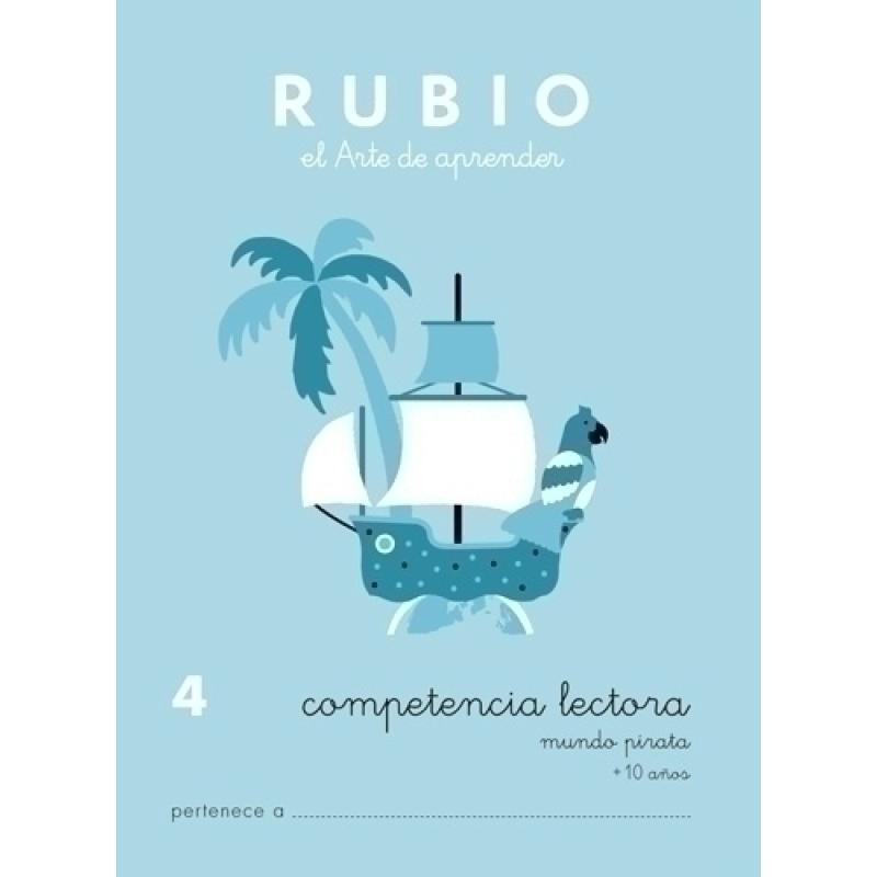 CUADERNO RUBIO A5 COMPETENCIA LECTORA 4 - Pack de 5 unidades