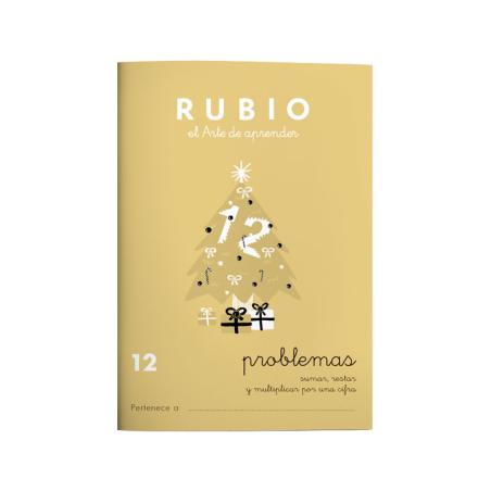 CUADERNO RUBIO A5 OPERAC.y PROBLEMAS 12 - Pack de 10 unidades