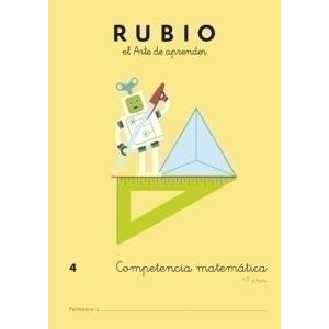 CUADERNO RUBIO A4 COMP.MATEMATICAS 4 - Pack de 5 unidades