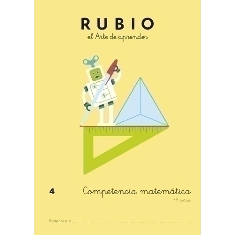 CUADERNO RUBIO A4 COMP.MATEMATICAS 4 - Pack de 5 unidades