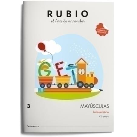 CUADERNO RUBIO MAYUSCULAS 3 - Pack de 10 unidades