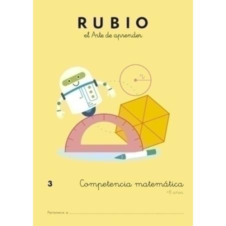 CUADERNO RUBIO A4 COMP.MATEMATICAS 3 - Pack de 5 unidades