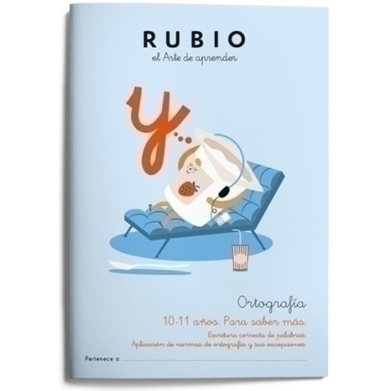 CUADERNO RUBIO ORTOGRAFIA 6 10-11 AÑOS - Pack de 5 unidades
