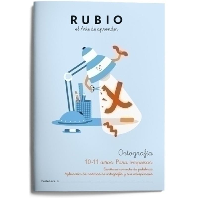 CUADERNO RUBIO ORTOGRAFIA 5 10-11 AÑOS - Pack de 5 unidades