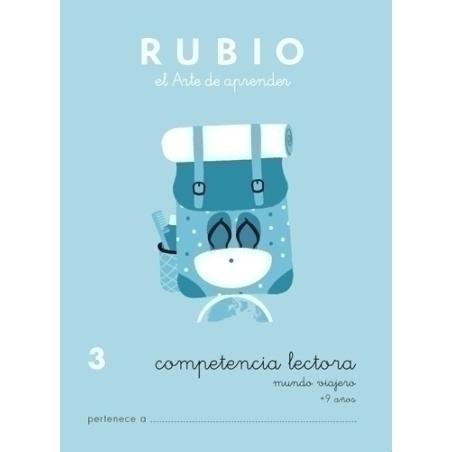 CUADERNO RUBIO A5 COMPETENCIA LECTORA 3 - Pack de 5 unidades