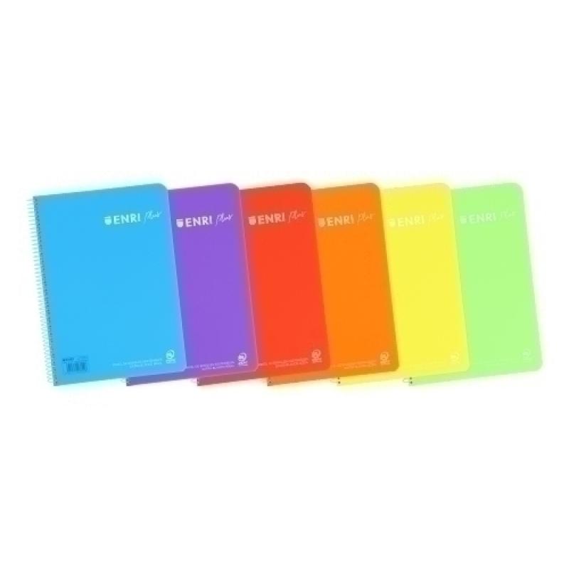BLOCK ENRI PLUS PP Fº 80h PT.2,5 COL.(6) - Pack de 5 unidades