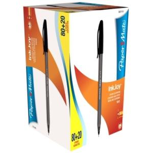 Inkjoy 100 Negro Bolígrafo Medio 100 pieza(s)