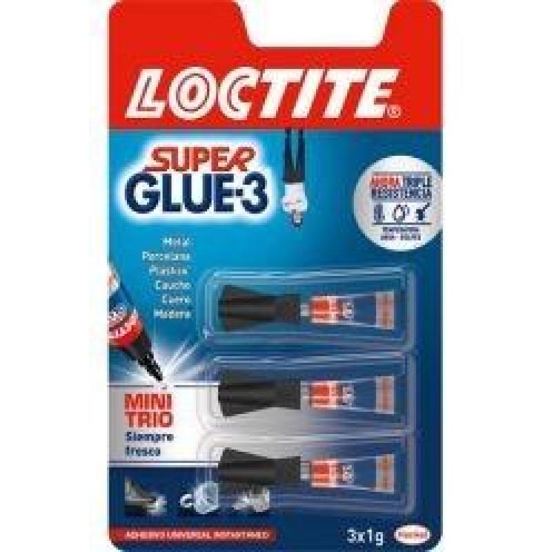 LOCTITE SG3 MINI-T ADHESIVO INSTANTÁNEO 3X1G