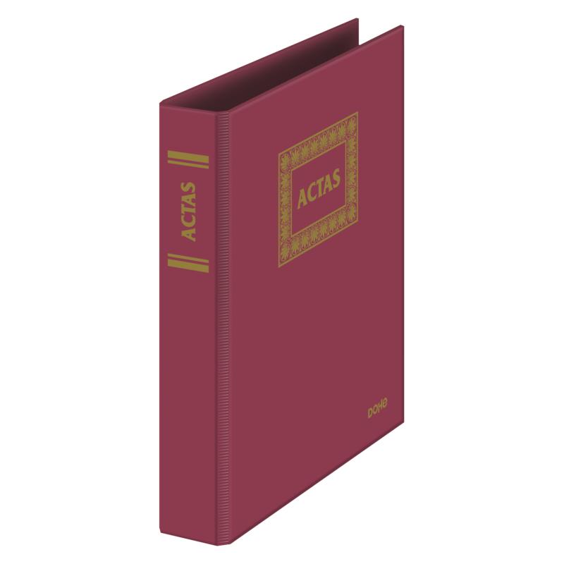 09922 carpeta de cartón A4 Borgoña