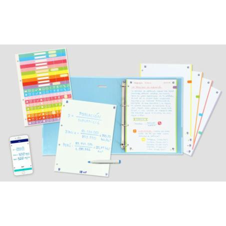 400149415 carpeta de cartón A4 Multicolor