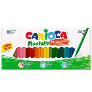 CARIOCA PLASTICERAS RESISTENTES PLASTELLO SURTIDOS ESTUCHE -30U-
