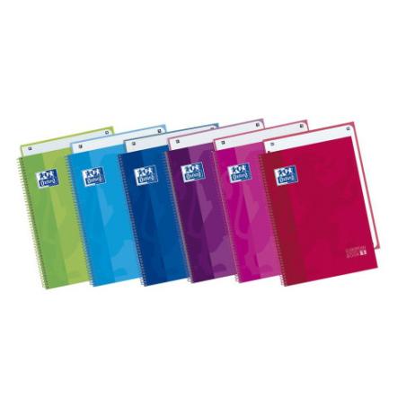 100430543 cuaderno y block A4 80 hojas Colores surtidos