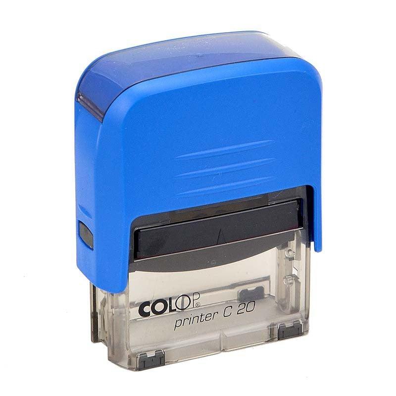 COLOP SELLO PRINTER C20 FORMULA PRESUPUESTO ALMOHADILLA E/20 14X38MM AZUL