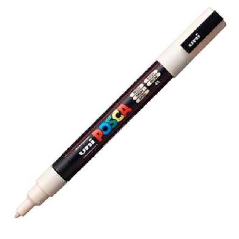 UNIBALL MARCADOR POSCA PC-3M PUNTA CÓNICA 0,9 - 1,3 MM BEIGE