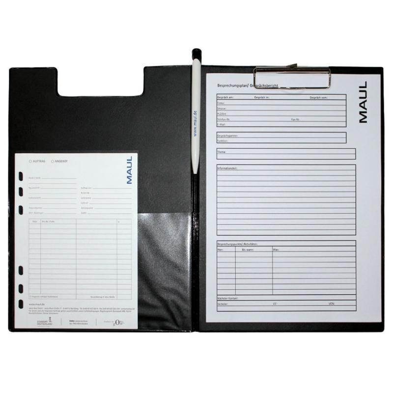 2339290 portapapel A4 Negro