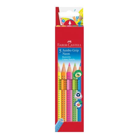 Jumbo GRIP Azul, Verde, Naranja, Rosa, Amarillo 5 pieza(s)