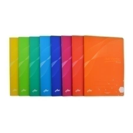 LIBRETA OLEF PP A4 48h LISO 90g COL.(8) - Pack de 6 unidades