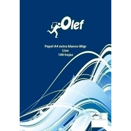PAPEL A4 OLEF 80g 100h LISO