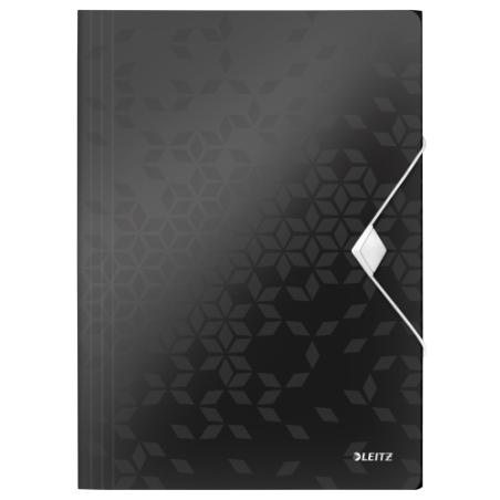 CARPETA SOLAP.LEITZ WOW PP A4 NEGRO - Pack de 10 unidades 45990195
