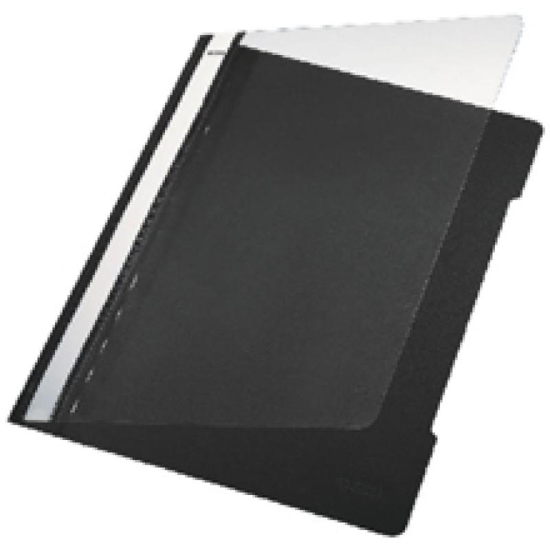 25 Unid. Standard Plastic File Black A4 PVC archivador Negro 41910095
