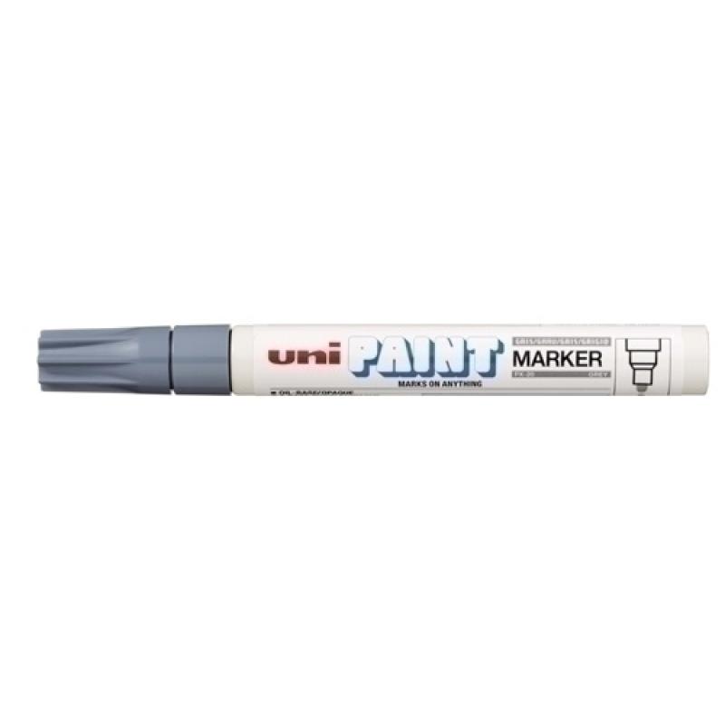 Pack 12 Unid. MARCADOR UNI-BALL UNI PAINT PX-20 GRIS 545608000